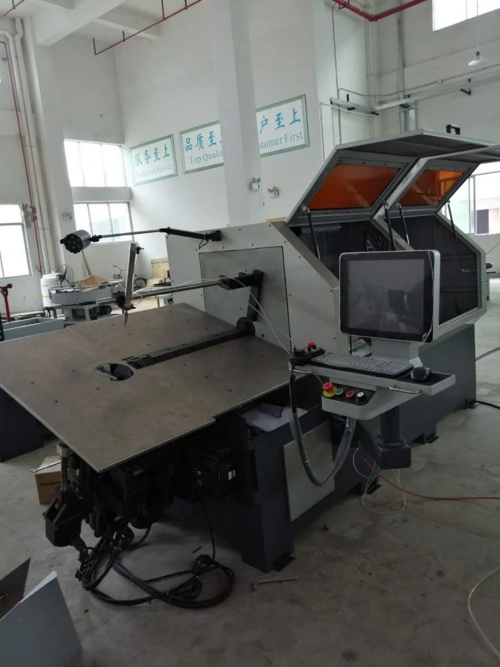 3D CNC Metal Wire Bending Machine For Supermarket Truck